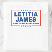 Maak Trump weer kapot - Letitia James Rechthoekige Sticker (Tas)