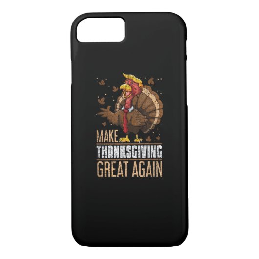 Maak Turkije weer groot Grappige Thanksgiving Trum Case-Mate iPhone Case (Achterkant)