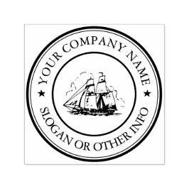 Maak uw bedrijfslogo - aangepaste zelfinktende ste  zelfinktende stempel