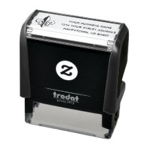 Maak uw bedrijfslogo adres zelf-inkende stempel