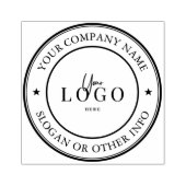 Maak uw bedrijfslogo op maat rubberstempel (Afrduk)