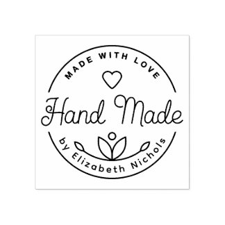 Maak uw chique & modieuze handgemaakte met zelf-in 	rubberstempel