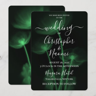 Maak uw eigen - 3 Röntgenbloemen Huwelijk Kaart