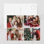 Maak Uw Eigen 4 Foto Aangepaste Afbeelding Briefkaart (Voorkant / Achterkant)