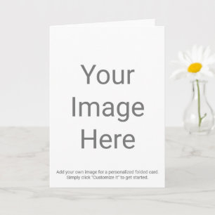 Maak uw eigen 5" x 7" gevouwen wenskaart kaart