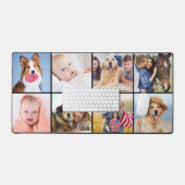 Maak uw eigen 8 fotocollage op maat bureaumat (Keyboard & Muis)