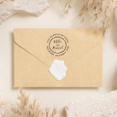 Maak uw eigen Aangepast adres van de Terugkeer van Rubberstempel