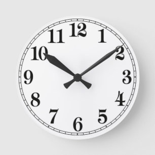 Maak Uw Eigen Aangepaste 8" Wandklok Ronde Klok