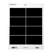 Maak uw eigen aangepaste afbeelding etiket (Full Sheet)