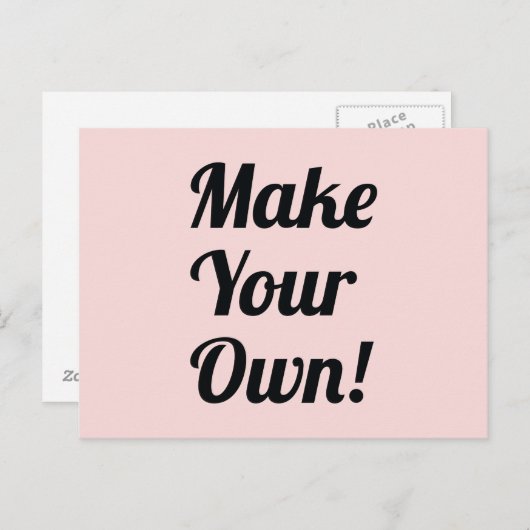 Maak uw eigen aangepaste afdrukken briefkaart (Voorkant / Achterkant)