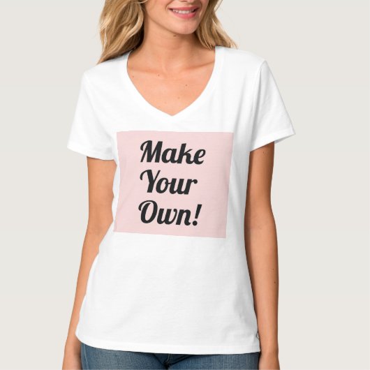 Maak uw eigen aangepaste afdrukken t-shirt (Voorkant)