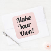 Maak uw eigen aangepaste afdrukken vierkante sticker (Envelop)