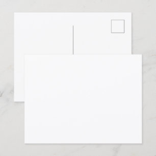 Maak uw eigen aangepaste eenvoudige ontwerp ansich briefkaart