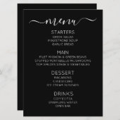 Maak uw eigen aangepaste evenementenmenu menu (Voorkant / Achterkant)