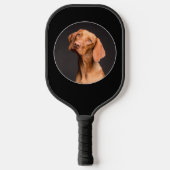 Maak uw eigen aangepaste foto/Afbeelding zwart Pickleball Paddle (Voorkant)