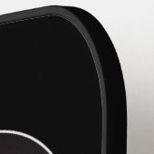 Maak uw eigen aangepaste foto/Afbeelding zwart Pickleball Paddle (Links Detail)