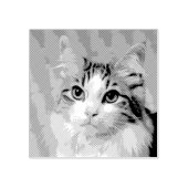 Maak uw eigen aangepaste foto Huisdier Kat Hond Di Rubberstempel (Afrduk)