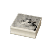 Maak uw eigen aangepaste foto Huisdier Kat Hond Di Rubberstempel (Stempel)