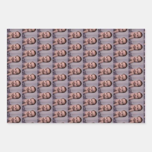 Maak uw eigen aangepaste fotopatroon inpakpapier vel (Voorkant 3)