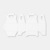 Maak uw eigen aangepaste gedrukte tabel Favor Box Bedankdoosjes (Uitgevouwen)