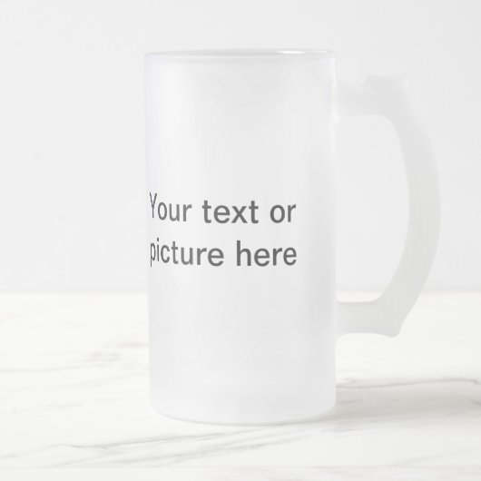 Maak uw eigen aangepaste, gepersonaliseerde glas matglas bierpul (Rechts)