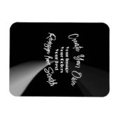 Maak Uw Eigen Aangepaste Gepersonaliseerde Magneet (Horizontaal)