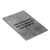 Maak Uw Eigen Aangepaste Gepersonaliseerde Notitieboek (Rechterzijde)