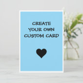 Maak Uw Eigen Aangepaste  Kaart (Staand voorkant)