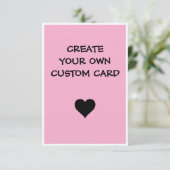 Maak Uw Eigen Aangepaste  Kaart (Staand voorkant)