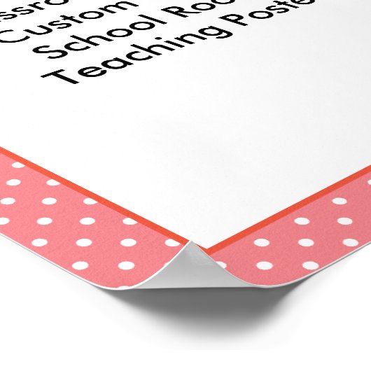 Maak uw eigen aangepaste klaslokaal poster (Hoek)