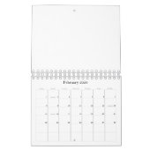 Maak uw eigen aangepaste kleine agenda kalender (Feb 2026)