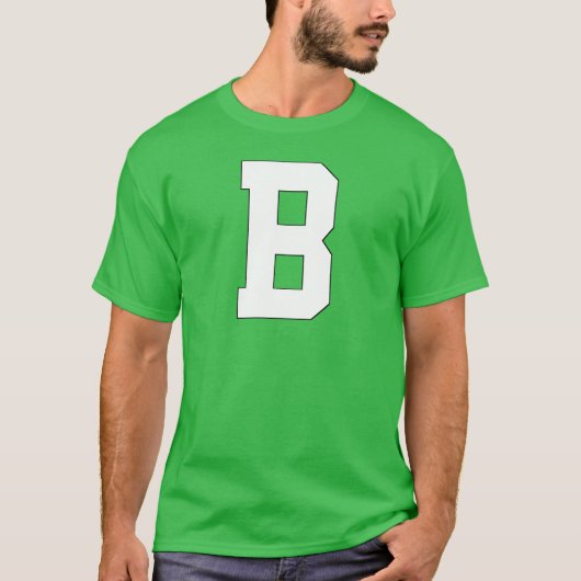 Maak uw eigen Aangepaste Letter of Nummer persoonl T-shirt (Voorkant)