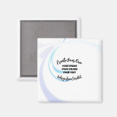 Maak Uw Eigen Aangepaste Magneet (Voorkant / Achterkant)