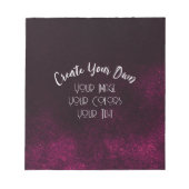 Maak uw eigen aangepaste notitieblok (Voorkant)