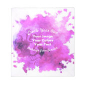 Maak Uw Eigen Aangepaste Ontwerp Notitieblok (Voorkant)