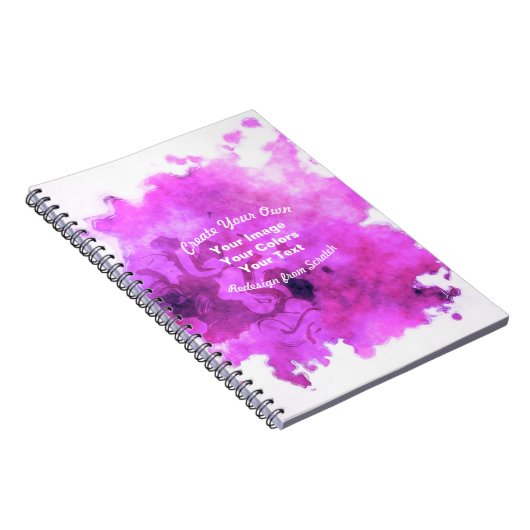 Maak Uw Eigen Aangepaste Ontwerp Notitieboek (Rechterzijde)