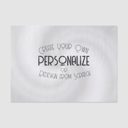 Maak Uw Eigen Aangepaste Ontwerp Tissuepapier (Voorkant)