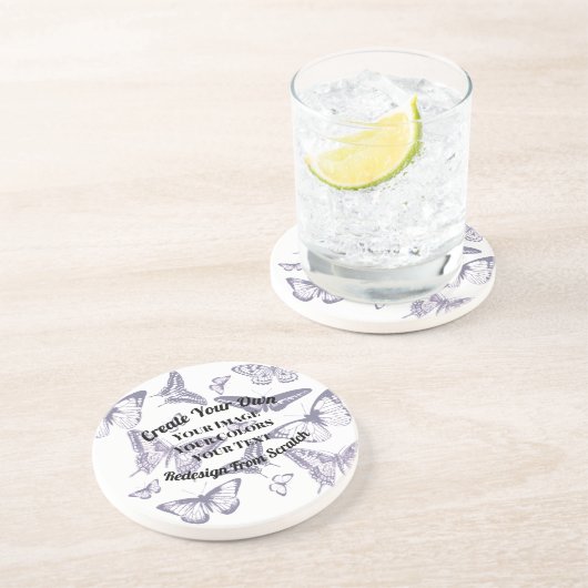 Maak Uw Eigen Aangepaste Ontwerp Zandsteen Onderzetter (Zijkant)