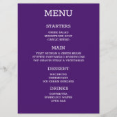 Maak Uw Eigen Aangepaste Persoonlijke Menu (Voorkant)