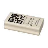 Maak uw eigen aangepaste QR-code promotie Rubberstempel (Stempel)