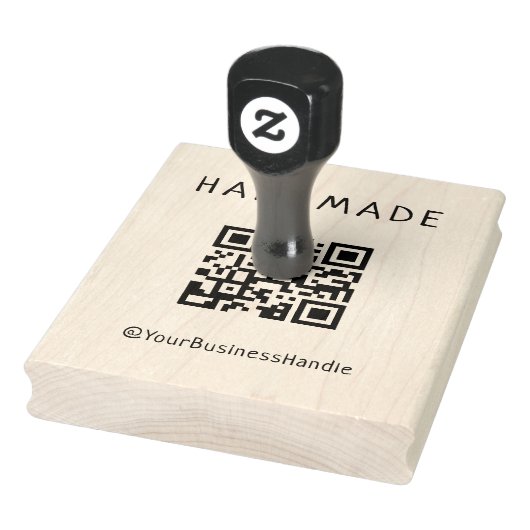 Maak uw eigen aangepaste QR-code voor grote bedrij Rubberstempel (Stempel)