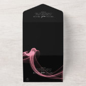 Maak Uw Eigen Aangepaste Rooklint All In One Uitnodiging (Buitenkant)