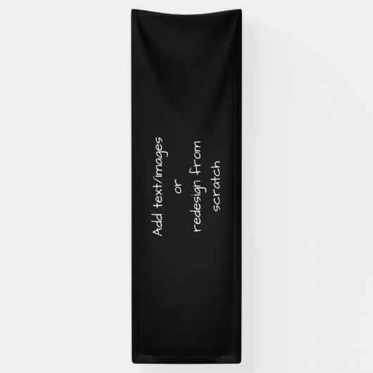 Maak Uw Eigen Aangepaste Spandoek (Verticaal)