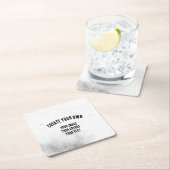 Maak Uw Eigen Aangepaste Vierkante Kartonnen Onderzetter (Insitu)