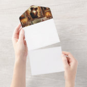 Maak uw eigen all in one uitnodiging (Afscheurbaar)
