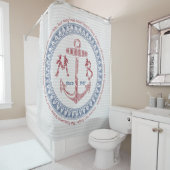 Maak uw eigen  anker-anker-anatomische monogram douchegordijn (In situ)