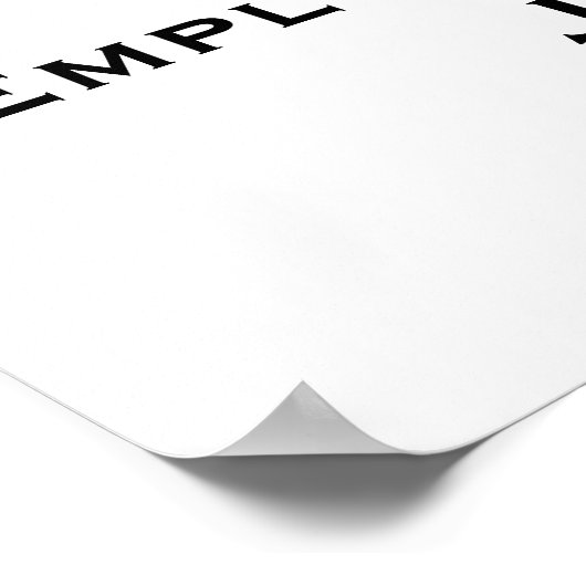 Maak uw eigen bekroonde Poster Sjabloon (Hoek)