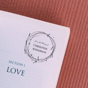 Maak uw eigen breedte uit de bibliotheek van zelfinktende stempel