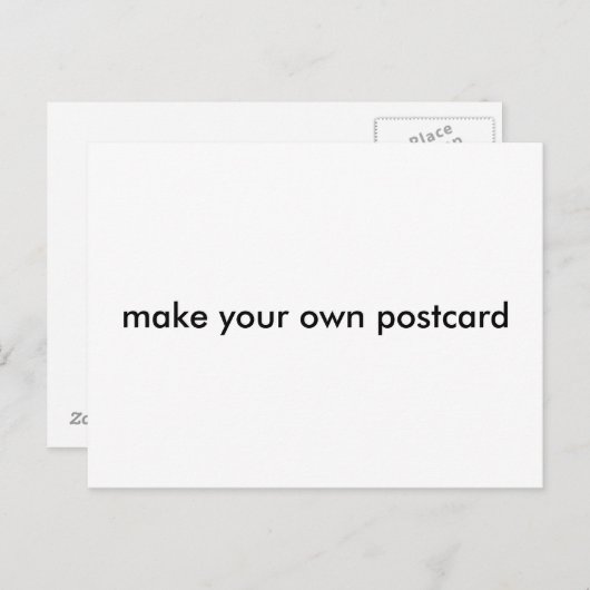 Maak uw eigen briefkaart (Voorkant / Achterkant)