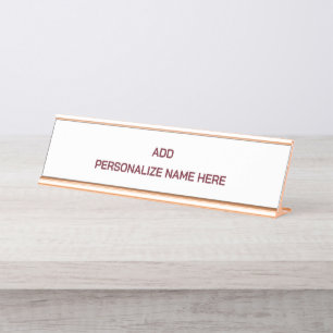 Maak Uw Eigen Bureaunaambordje Bureau Naambordje